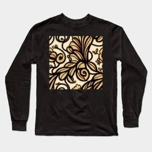 Rococo floral pattern, model 10 Long Sleeve T-Shirt